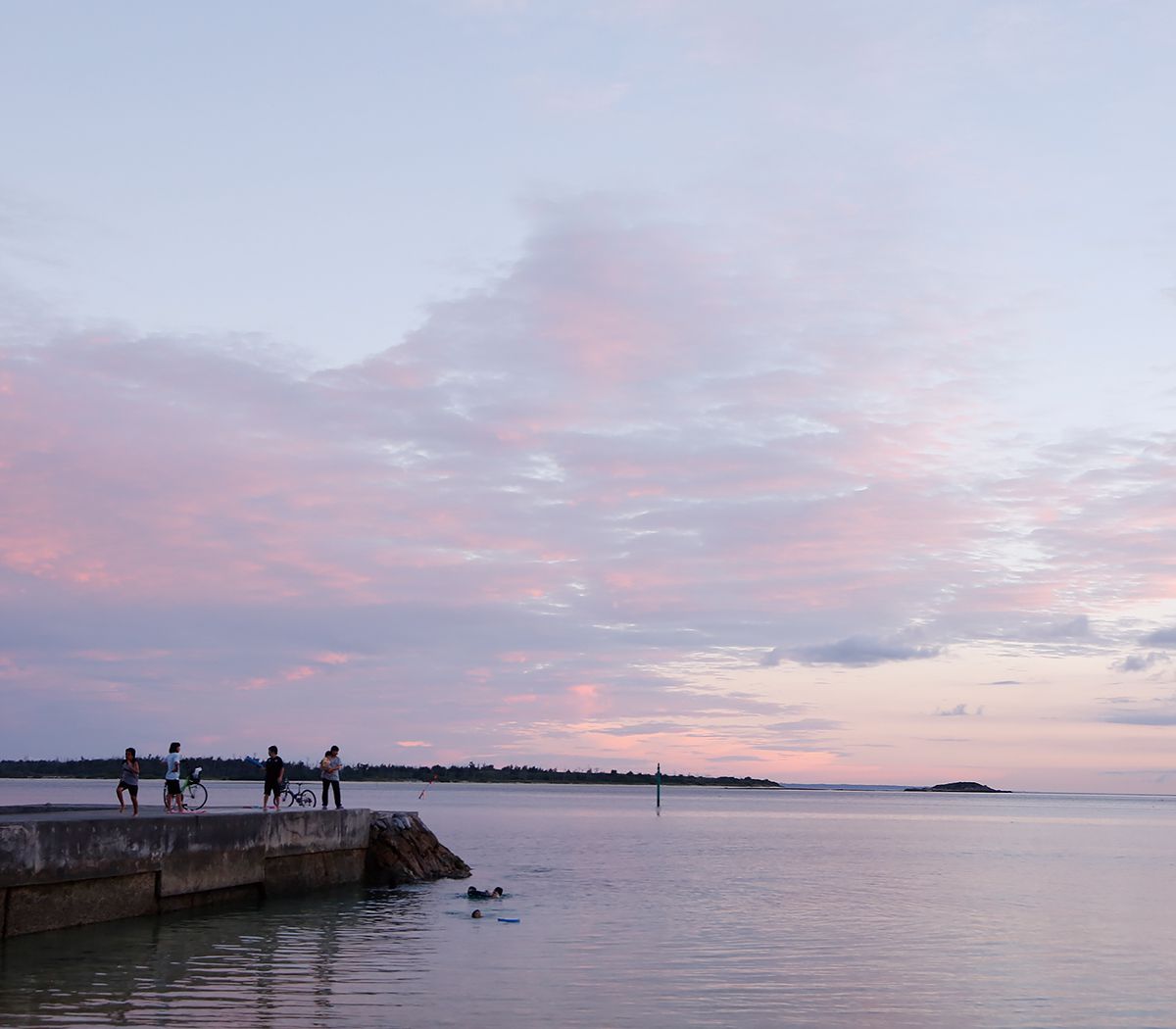 An Island with Beautiful Water and Full of Children with Beautiful Hearts